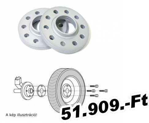nyomtvszlest Eibach Fiat Grande Punto (Typ: 199), 2005.04-tl, 4x100-as, 12mm-es 