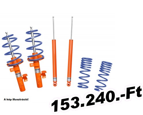 fix magassg futm Koni Peugeot 107, 1.0, 1.4HDi, 2005-2012-ig, STR.T Kit, -35/35mm-es 