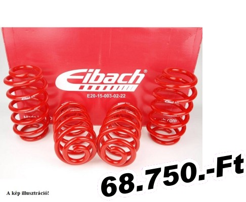 ltetrug Eibach Seat Ibiza (Typ: KJ), 1.0, 1.0MPi, 1.0TSi, 2017.01-tl, (els tengely terhels 880kg alatt), Sportline, -40/40mm-es 