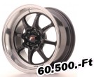 Japan Racing TF2, 7,5x15, 4x100/108, ET30, fnyes fekete 15 coll-os alufelni