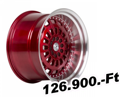 18 coll-os alufelni 59 North Wheels D-007, 11x18, 5x114,3/5x120, ET15, piros 