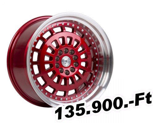 19 coll-os alufelni 59 North Wheels D-007, 11x19, 5x114,3/5x120, ET20, piros 